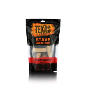 Rum barrel smoking chunks